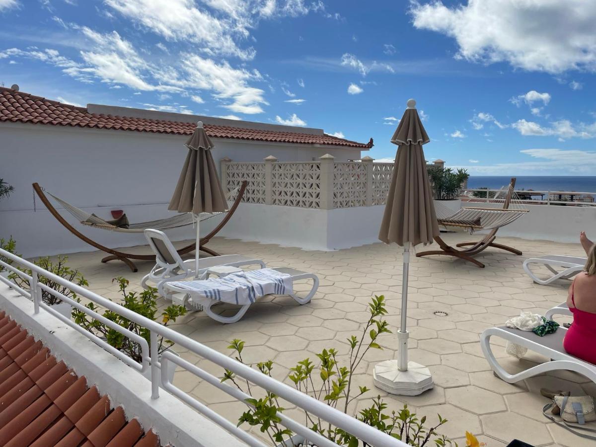 Апартаменты Luxury Diamond - Ocean View, Big Terraces, Air Con, Wifi Лос Кристианос Экстерьер фото